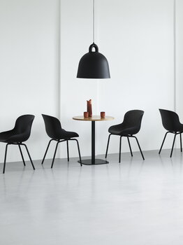 Normann Copenhagen Hyg chair, black steel - brandy leather Ultra
