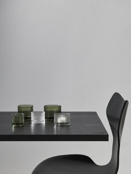 Orrefors Portacandela Magica Super Ellisse, 50 mm, grigio, immagine decorativa