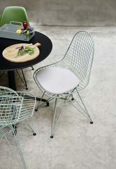 Vitra Wire Chair DKR, Eames seafoam green