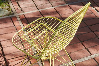 Vitra Wire Chair DKR, citron