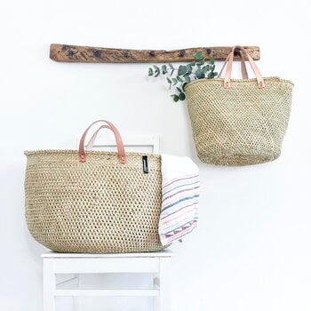 Mifuko Iringa market basket, M, natural