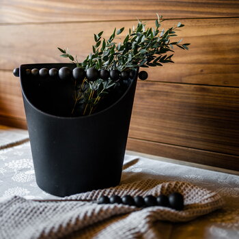 Aarikka Mestolo per sauna Nuppu, oro - nero, immagine decorativa