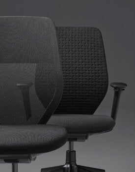 Vitra ACX Light task chair, deep black - nero