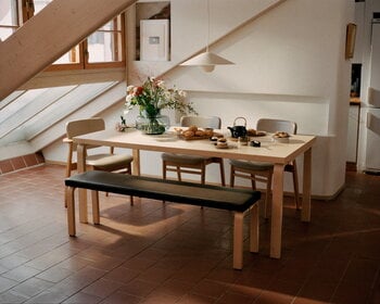 Artek Aalto table 83, birch, decoration image