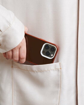 Nudient Form Case for iPhone, clear brown