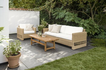 Sika-Design Poltrona Carrie, naturale - bianco