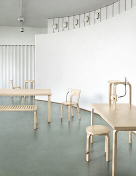 Artek Aalto chair 69, wild birch