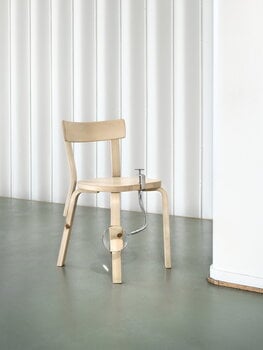 Artek Aalto chair 69, wild birch, decoration image