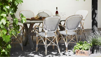 Sika-Design Isabell stol med armstöd, vit