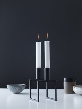 by Lassen Line candleholder, black