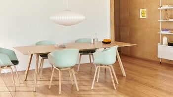 HAY CPH30 2.0 table, 250 x 90 cm, lacq. oak - lacquered oak veneer, decoration image