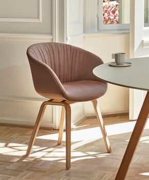 HAY Table CPH25 2.0, 140 cm, chêne laqué - stratifié blanc, image décorative