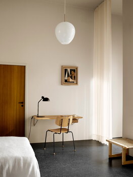 Carl Hansen & Søn Sedia VLA26T Vega, nera - rovere laccato, immagine decorativa