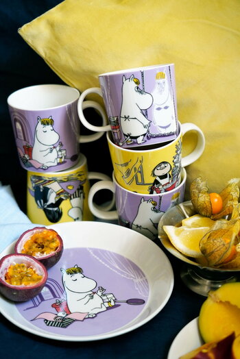 Arabia Moomin mug, Snorkmaiden, lilac