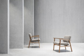 Nikari Fauteuil Archetyp Lobby, chêne - gris Steelcut Trio 616, image décorative