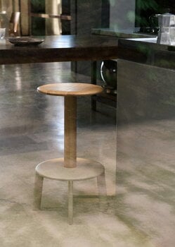 &Tradition Tabouret de bar Massif AV39, chêne - gris beige