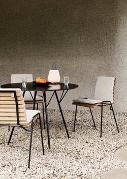 &Tradition Sedia da terrazzo RFH RD4, nero - teak