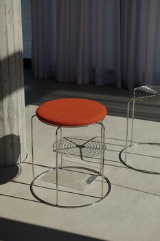 &Tradition Wire Stool VP11 seat pad, Hallingdal 600 red