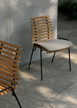 &Tradition RFH RD4 terrace side chair, black - teak, decoration image