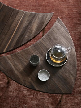 &Tradition Pinwheel HM7 side table, oiled walnut