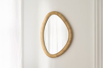 Sika-Design Specchio Malou, 70 x 55 cm, rattan naturale