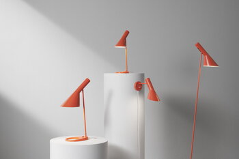 Louis Poulsen AJ floor lamp, electric orange