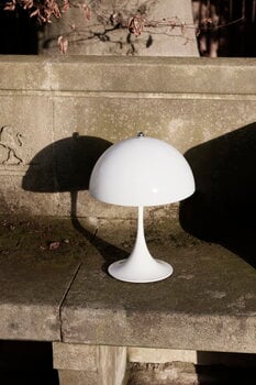 Louis Poulsen Panthella 250 Portable table lamp, white opal acrylic