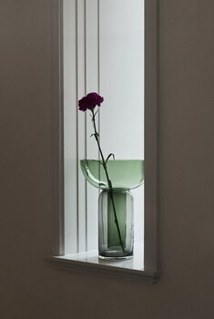 AYTM Vase Torus, schwarz – grün