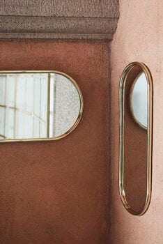 AYTM Angui mirror, 78 x 29 cm, gold