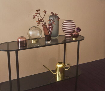 AYTM Vase Globe, petit modèle, rose - doré
