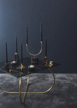 AYTM Grasil candleholder, black/gold