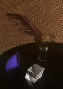 AYTM Torus vase, black - green