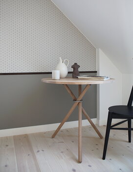 Eberhart Furniture Table de salle à manger Aldric, 80 cm, chêne clair