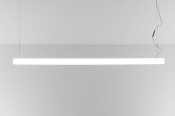 Artemide Suspension Alphabet of Light Linear, 120 cm, blanc
