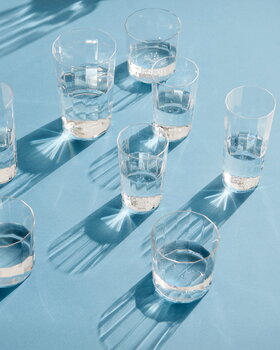 Angle glass, wide, clear