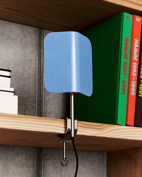 HAY Apex clip lamp, pastel blue, decoration image