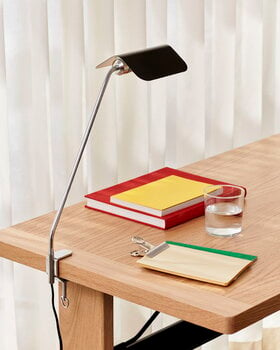 HAY Apex desk clip lamp, iron black