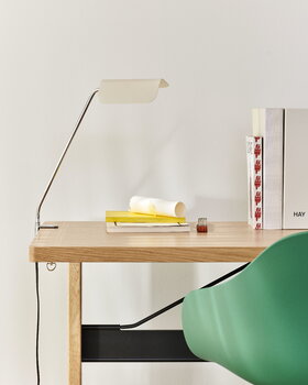 HAY Apex desk clip lamp, oyster white