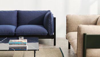 HAY Arbour Eco 2-sitsig soffa, Vidar 472 - svart bok
