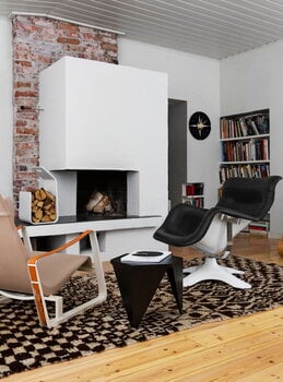 Artek Karuselli lounge chair, black - white