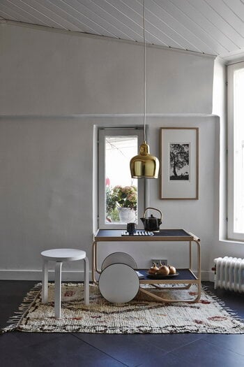 Artek Aalto stool 60, lacquered white