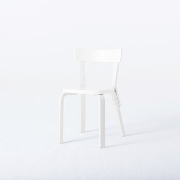 Artek Aalto chair 69, all white