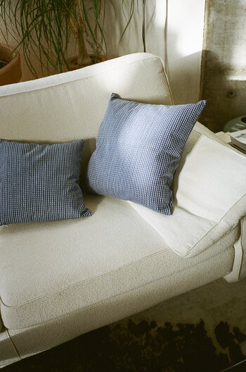 Artek Fodera per cuscino Rivi 40 x 40 cm, blu - bianco