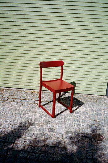 Artek Atelier tuoli, tummanpunainen