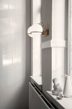 Astep Model 237/2 wall lamp, 14 cm, champagne