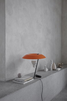 Astep Lampe de table Model 548, laiton bruni foncé - orange