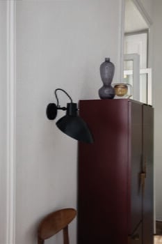 Astep VV Cinquanta wall lamp with switch, black