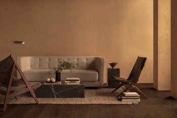 Audo Copenhagen Saxe lounge chair, black oak - black leather