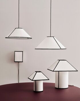 HAY Ava Pyramid table lamp, 450, white, decoration image
