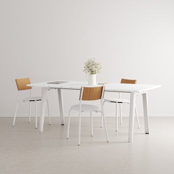 TIPTOE New Modern table 190 x 95 cm, white laminate - cloudy white